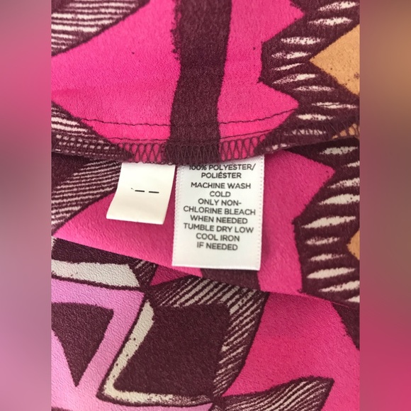 Loft Pink and Yellow Aztec Print Maxi Dress - Picture 5 of 6